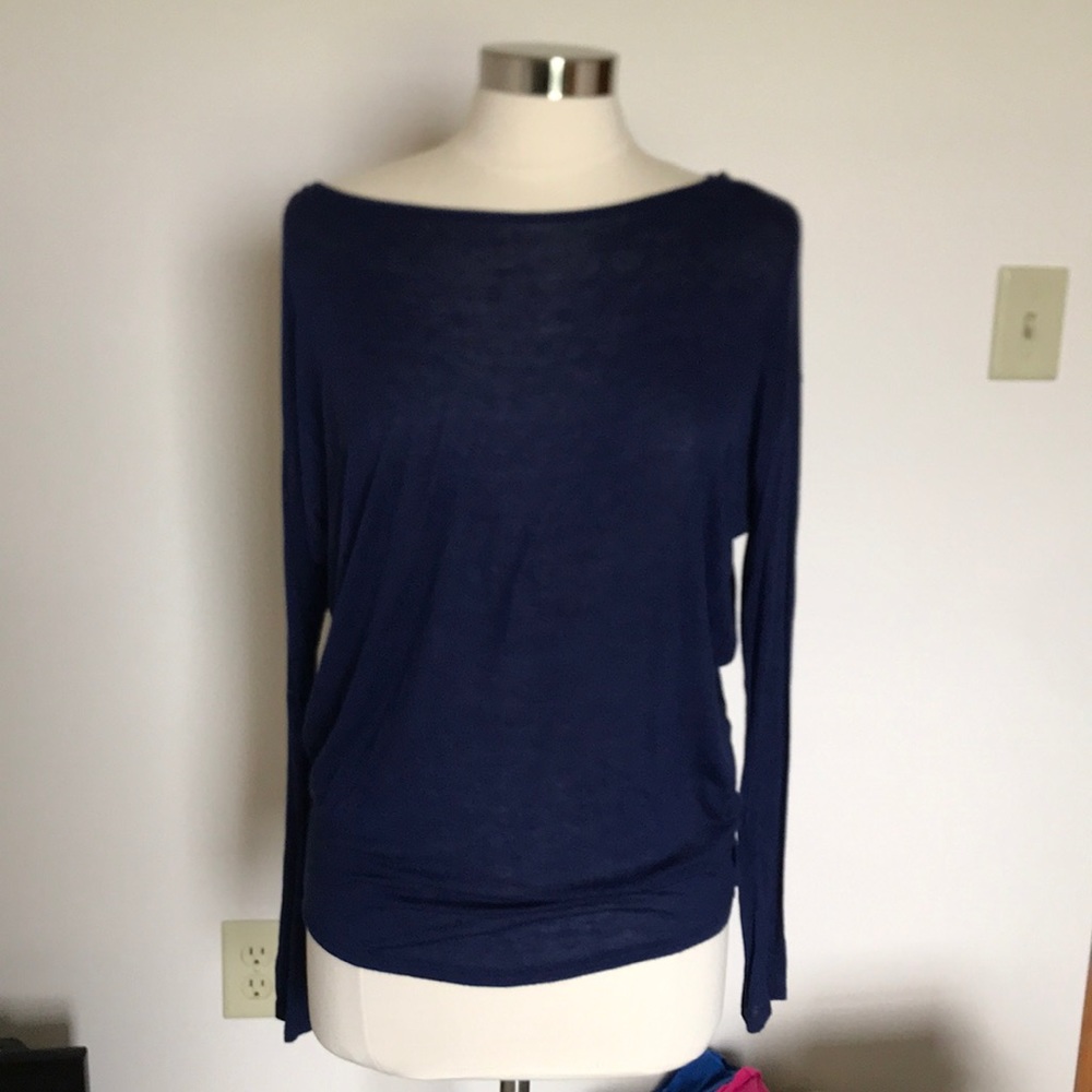 Blue long sleeve shirt